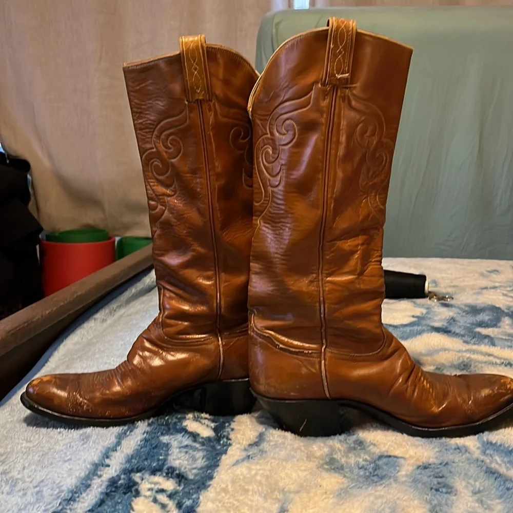 Vintage tony lama cowboy boots - Picture 2 of 14